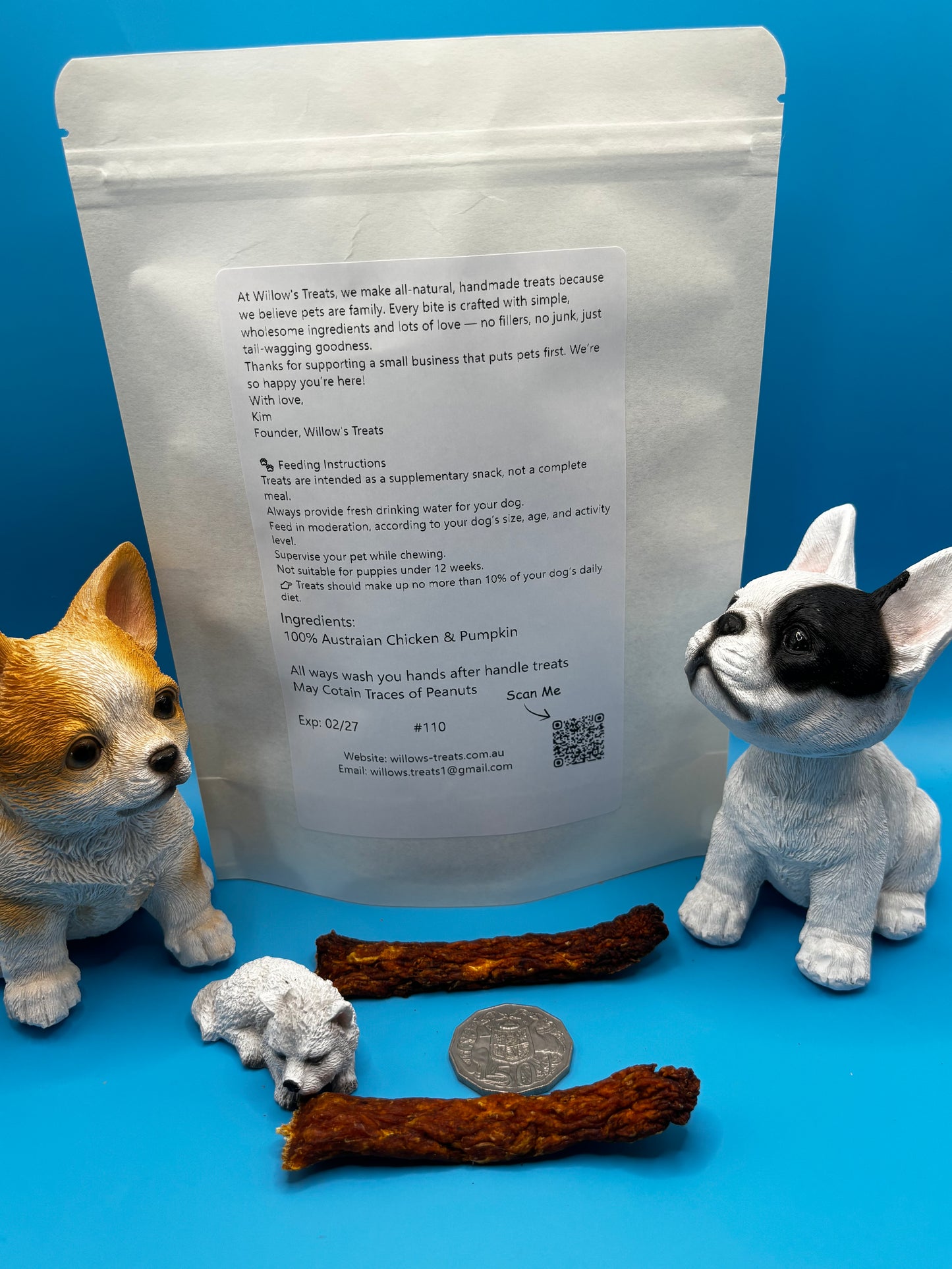 Chicken & Pumpkin Jerky
