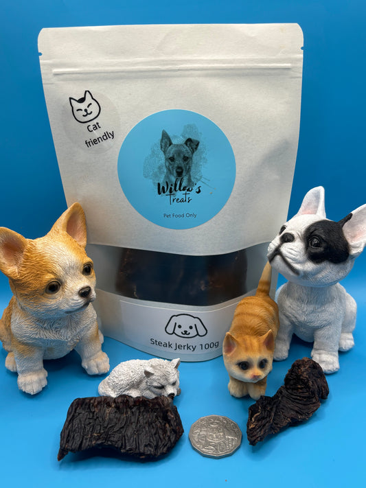 Premium Australian Steak Jerky | Australian-Made Dog Treats